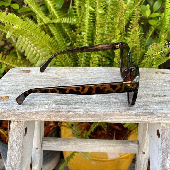 New SAINT OWEN X CURATEUR WYLDE Brown Tortoise Shell Sunglasses. Vacation Summer - Picture 5 of 8